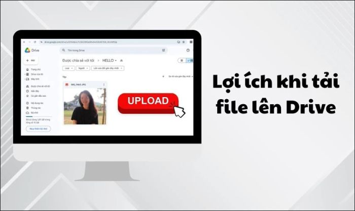 Lợi ích khi tải file lên Drive của người khác