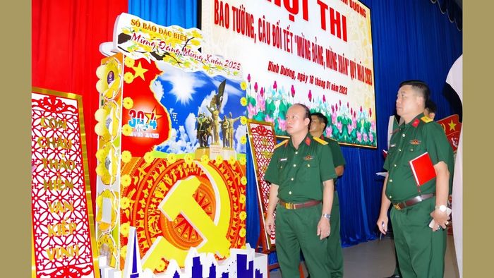 Mẫu báo tường chào mừng Đảng và mùa xuân đẹp mắt