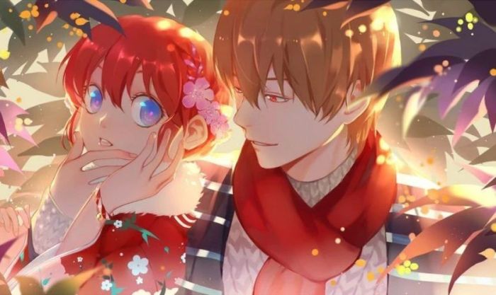 Ảnh nền với hình ảnh cặp đôi anime đẹp và lãng mạn