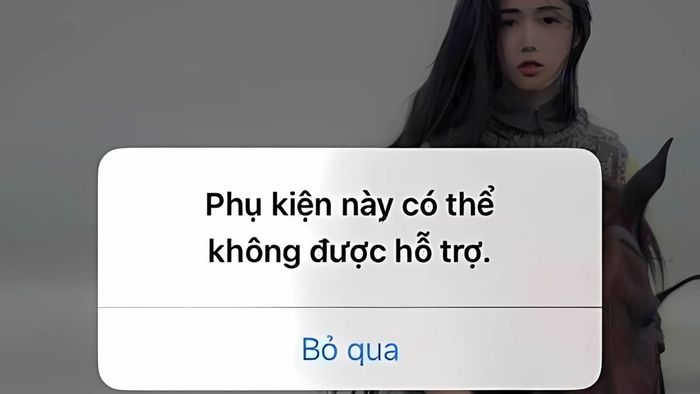 Hướng dẫn khắc phục lỗi phụ kiện không tương thích với iPhone - Bước 3