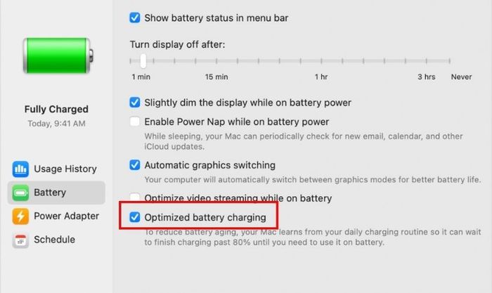 Khám phá cách sử dụng tính năng tối ưu hóa sạc pin trên Macbook