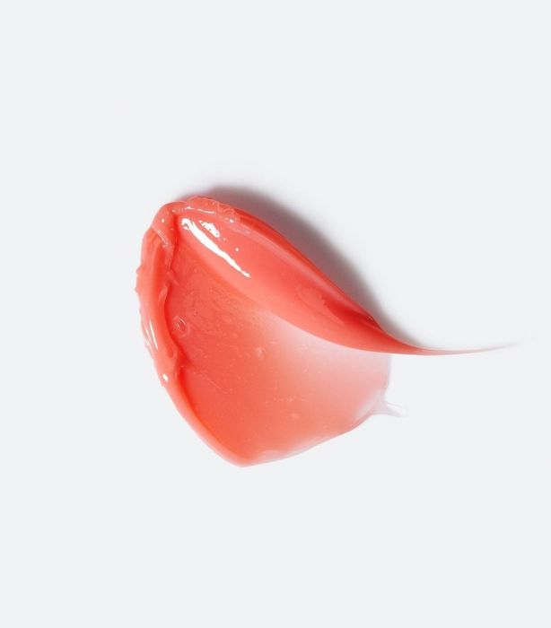 swatch of the smooth peach-colored balm