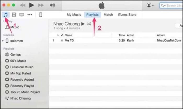 Hướng dẫn cài nhạc chuông cho iPhone 11 bằng iTunes
