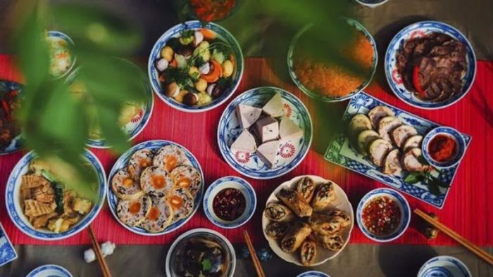 Ancestral offering on the 15th day of the first lunar month