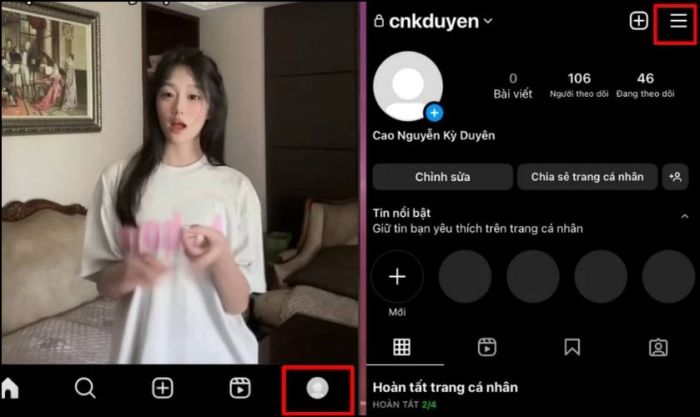 Quét mã QR Instagram để kết bạn thông qua tính năng mã QR