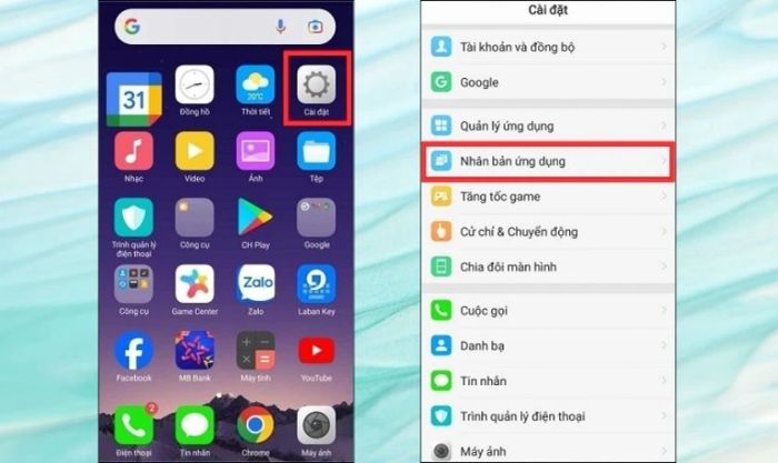 Cách nhân bản ứng dụng trên OPPO mà không cần tải thêm app