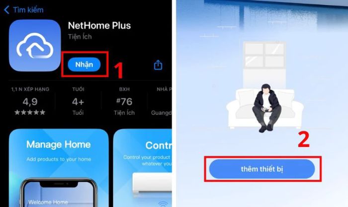 Hướng dẫn điều khiển điều hòa bằng điện thoại iPhone