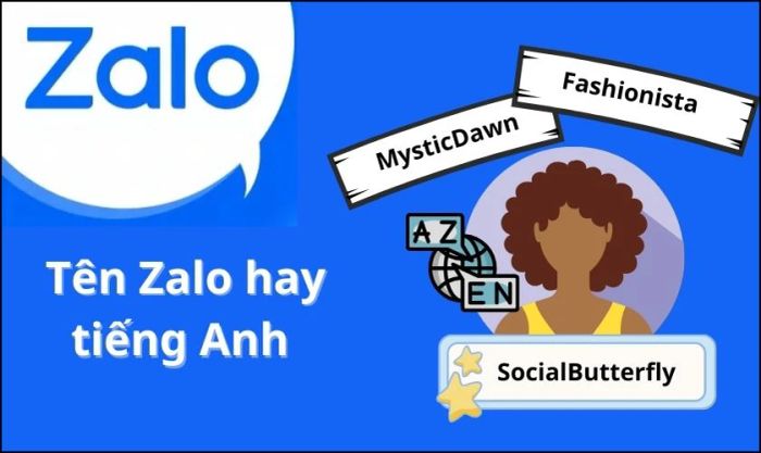 Tên Zalo tiếng Anh độc đáo và ý nghĩa