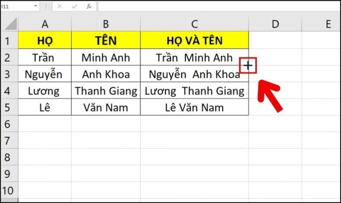 Hàm CONCATENATE trong Excel: Hướng dẫn nhanh cách ghép chuỗi dữ liệu ...