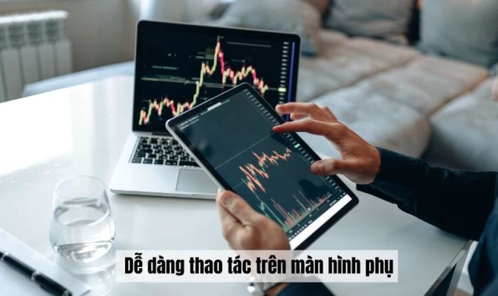 Thao tác chạm trên màn hình phụ trở nên dễ dàng hơn