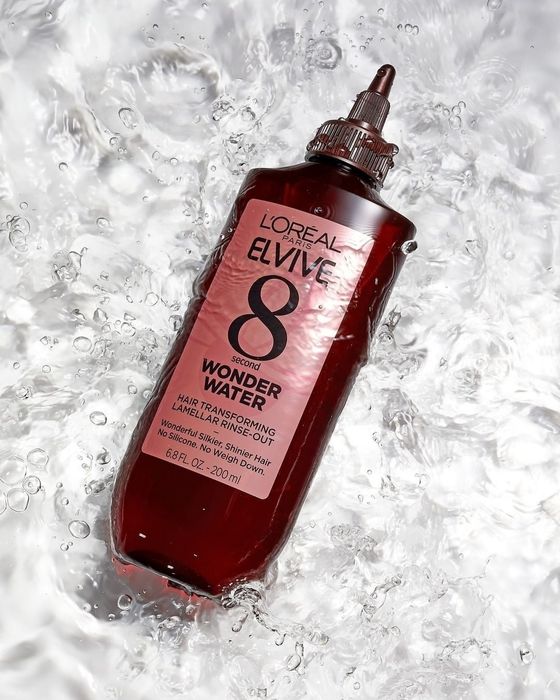 brown bottle with the text 