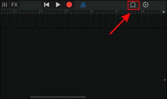 Chọn biểu tượng ở góc phải màn hình, gần biểu tượng Cài đặt