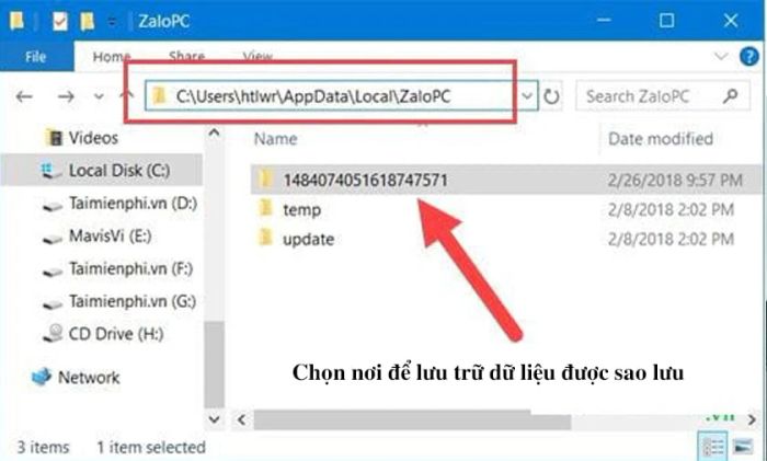 Hướng dẫn thu hồi tin nhắn đã xóa trên Zalo