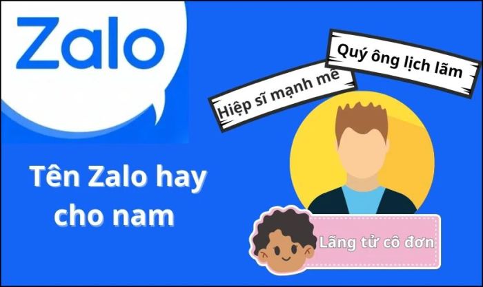 Tên Zalo độc đáo dành cho nam