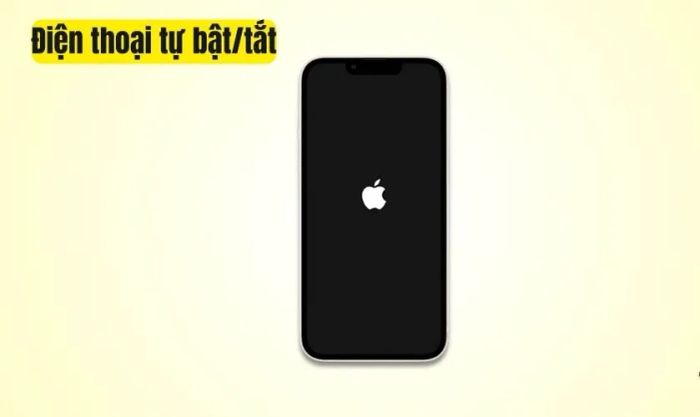 Điện thoại tự động tắt và bật lại