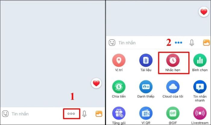 Hướng dẫn chi tiết tạo lịch nhắc hẹn trong nhóm chat Zalo trên điện thoại