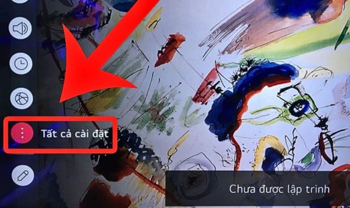 Chọn mục Tất cả cài đặt