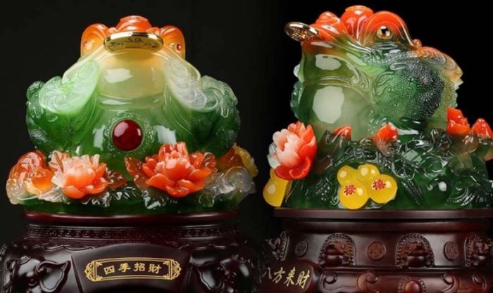 Cóc Thiềm Thừ - Linh vật phong thủy giúp chiêu tài hút lộc cho gia đình.