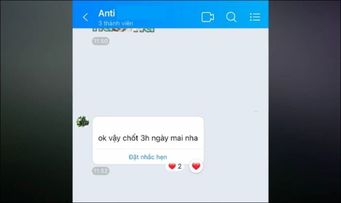 Hướng dẫn từng bước tạo lịch nhắc hẹn cá nhân trên Zalo