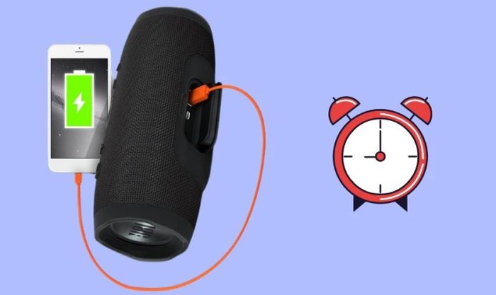 Thời gian sạc loa Bluetooth là bao lâu?