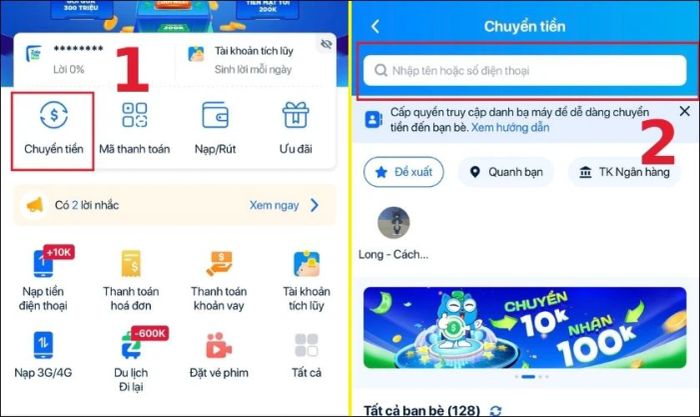 Có thể nạp tiền vào ZaloPay mà không cần sử dụng tài khoản ngân hàng không