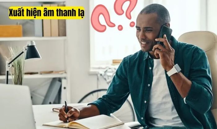 Âm thanh lạ xuất hiện khi thực hiện cuộc gọi