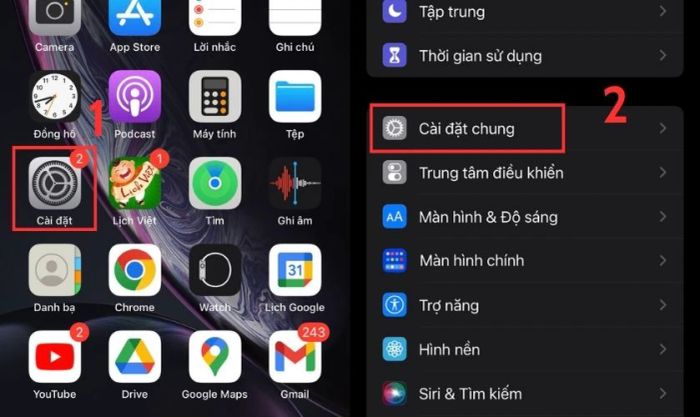 Hướng dẫn thay đổi ngôn ngữ trên iPhone, iPad
