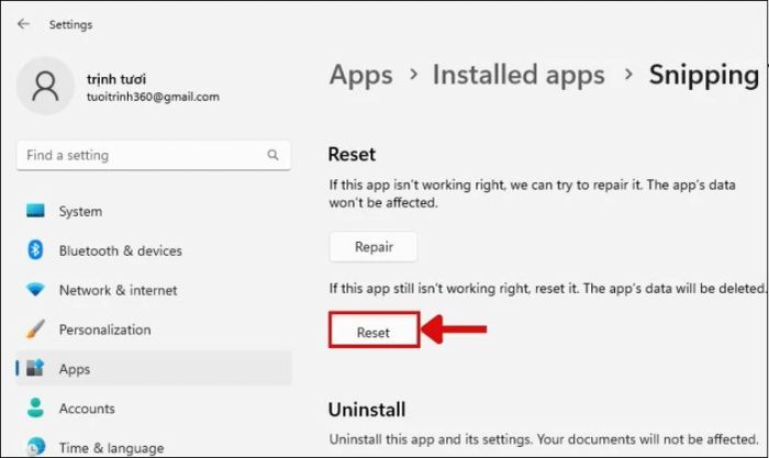 Cuối cùng, chọn restart để hoàn tất