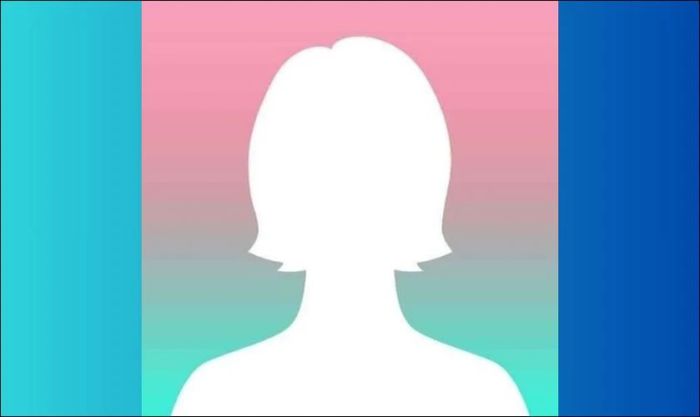 Avatar mặc định Facebook với nền nhiều màu sắc