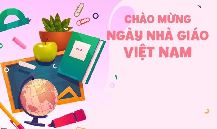 Thiệp chúc mừng ngày Nhà Giáo Việt Nam 20/11