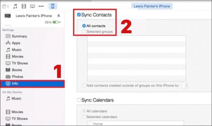 Hướng dẫn chuyển dữ liệu từ iPhone cũ sang iPhone mới thông qua iTunes