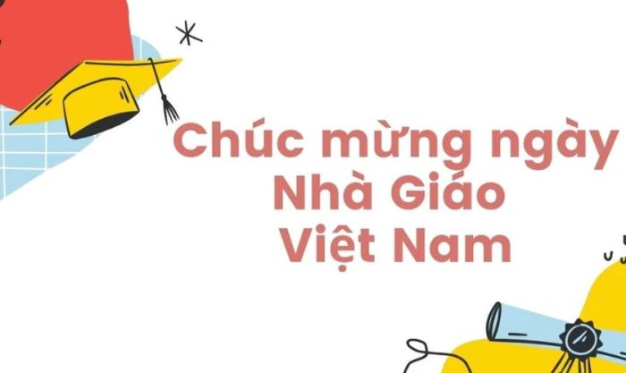 Mẫu thiệp 20/11 đơn giản mà tinh tế để tri ân thầy cô