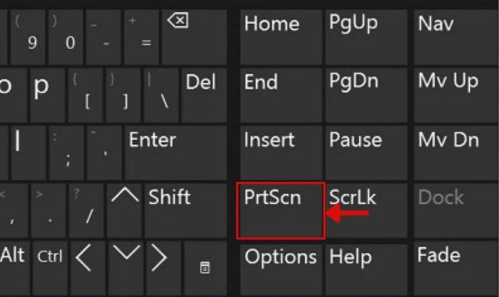 Sử dụng phím tắt PrtScn để chụp màn hình Windows 11