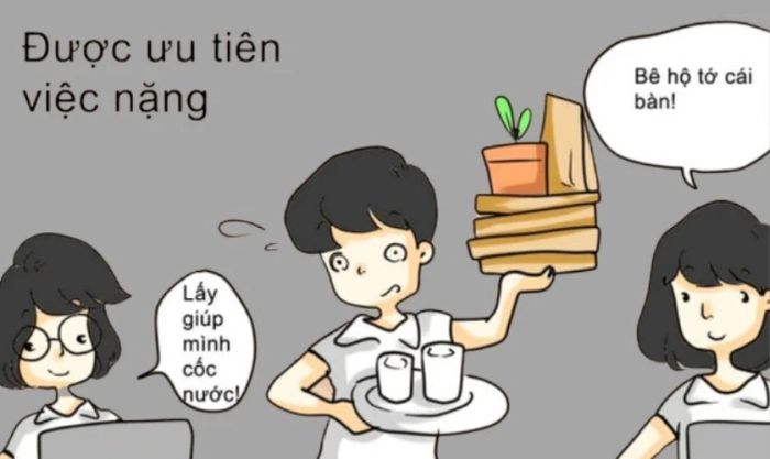 Ảnh chế về cuộc sống thường nhật của phái mạnh