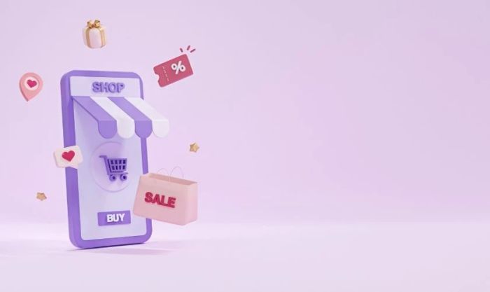 Hình nền Black Friday đơn giản với tông màu tím