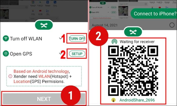 Nhấn Next để tiếp tục