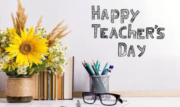 Thiệp trang trí hình chậu hoa hướng dương tươi sáng và ý nghĩa