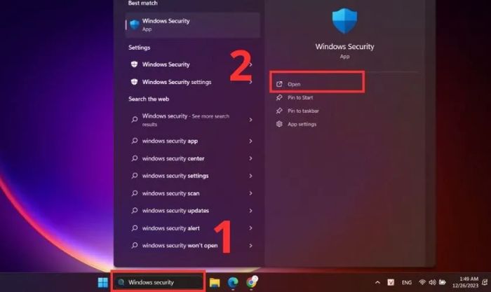 Hướng dẫn tắt tường lửa trên Windows 11 bằng Windows Security