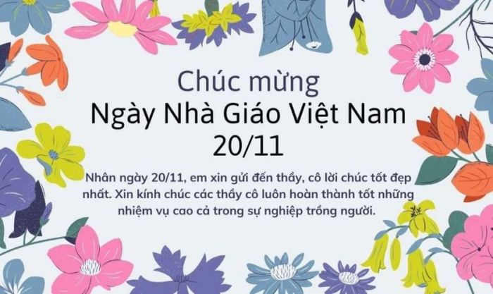 Thiệp chúc mừng 20/11 được thiết kế tinh tế và đẹp mắt nhất