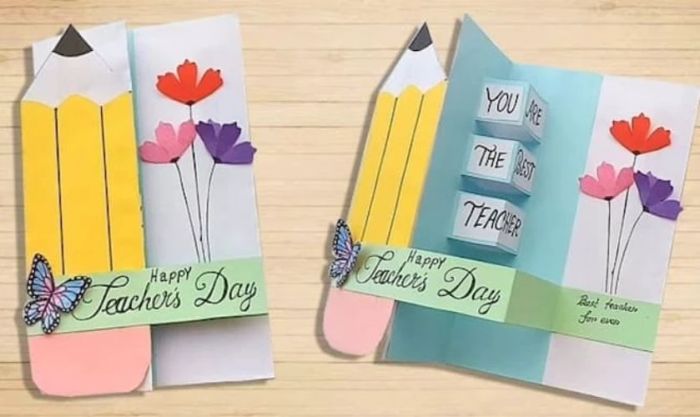 Chỉ với sự khéo léo và một cây bút đơn giản, một tấm thiệp độc đáo và thu hút đã được tạo ra