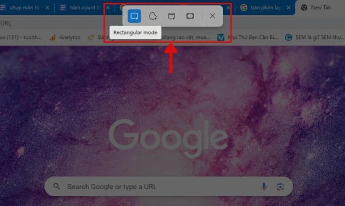 Các tính năng chụp ảnh của ứng dụng này