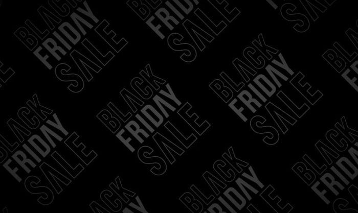 Nền Black Friday với túi màu đen