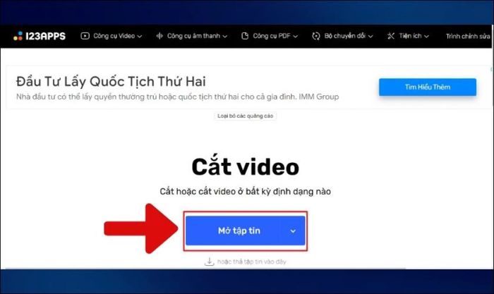 Hướng dẫn cắt video trên máy tính bằng trang web onlinevideocutter.com