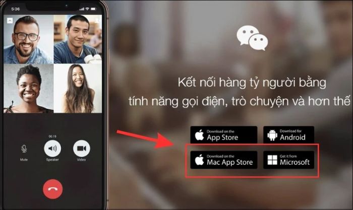 Hướng dẫn tải Wechat trên máy tính thông qua trang web chính thức