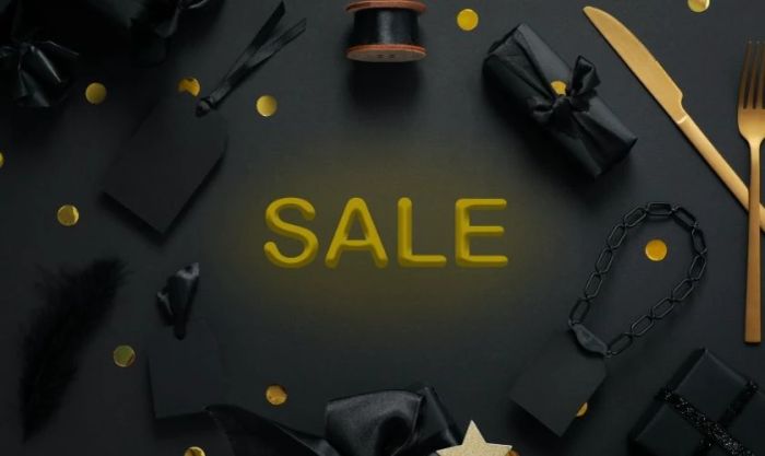 Nền Black Friday dành cho chương trình giảm giá