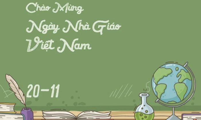 Thiệp trang trí trên bảng mang đậm dấu ấn học trò