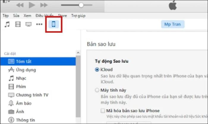Hướng dẫn sao chép danh bạ từ iPhone sang iPhone thông qua iTunes