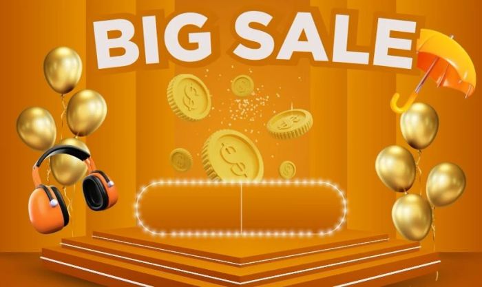 Hình nền cho chương trình big sale