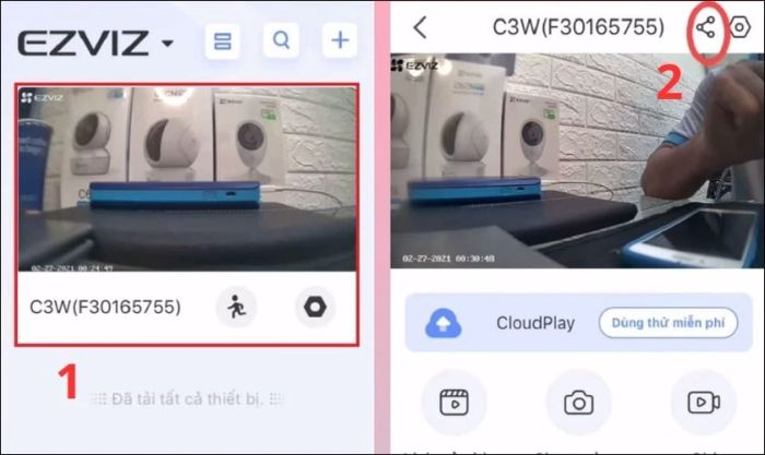 Hướng dẫn kết nối camera Ezviz với nhiều điện thoại