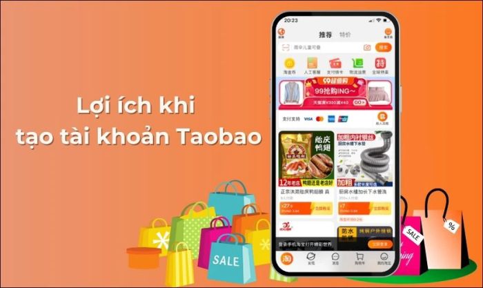 Những lợi ích khi bạn biết cách tạo tài khoản Taobao